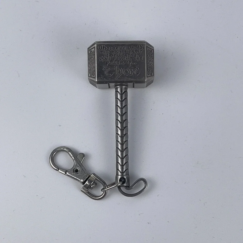 Marvel‎ Thor's Hammer Keychain Metal Mjolnir Avengers Superhero Collectible